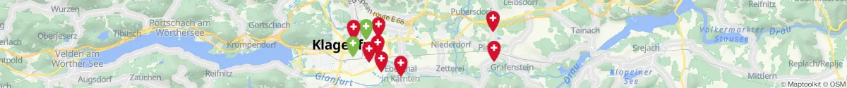 Map view for Pharmacies emergency services nearby Hörtendorf (Klagenfurt  (Stadt), Kärnten)